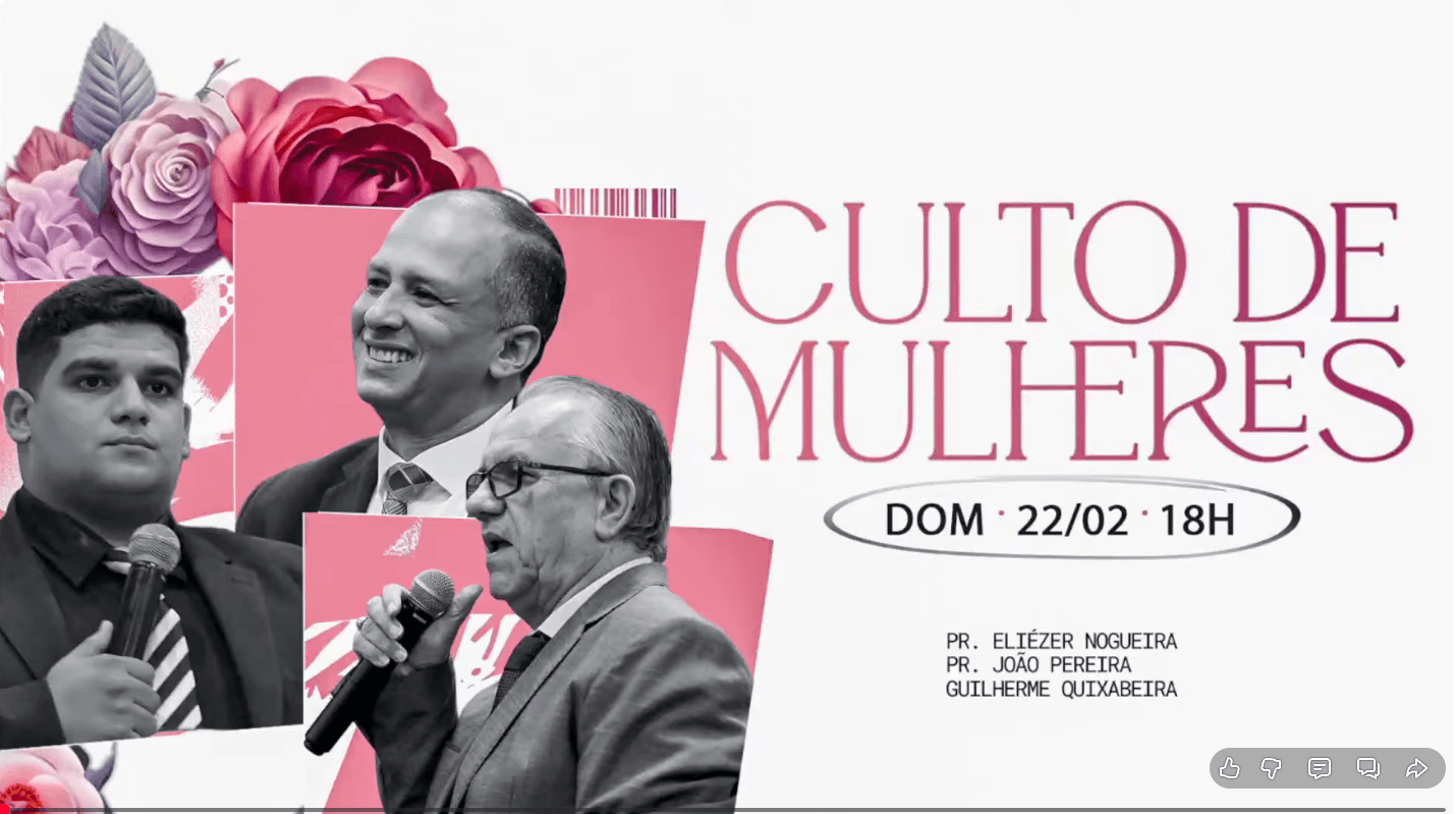CULTO DE MULHERES - 22/02/2026