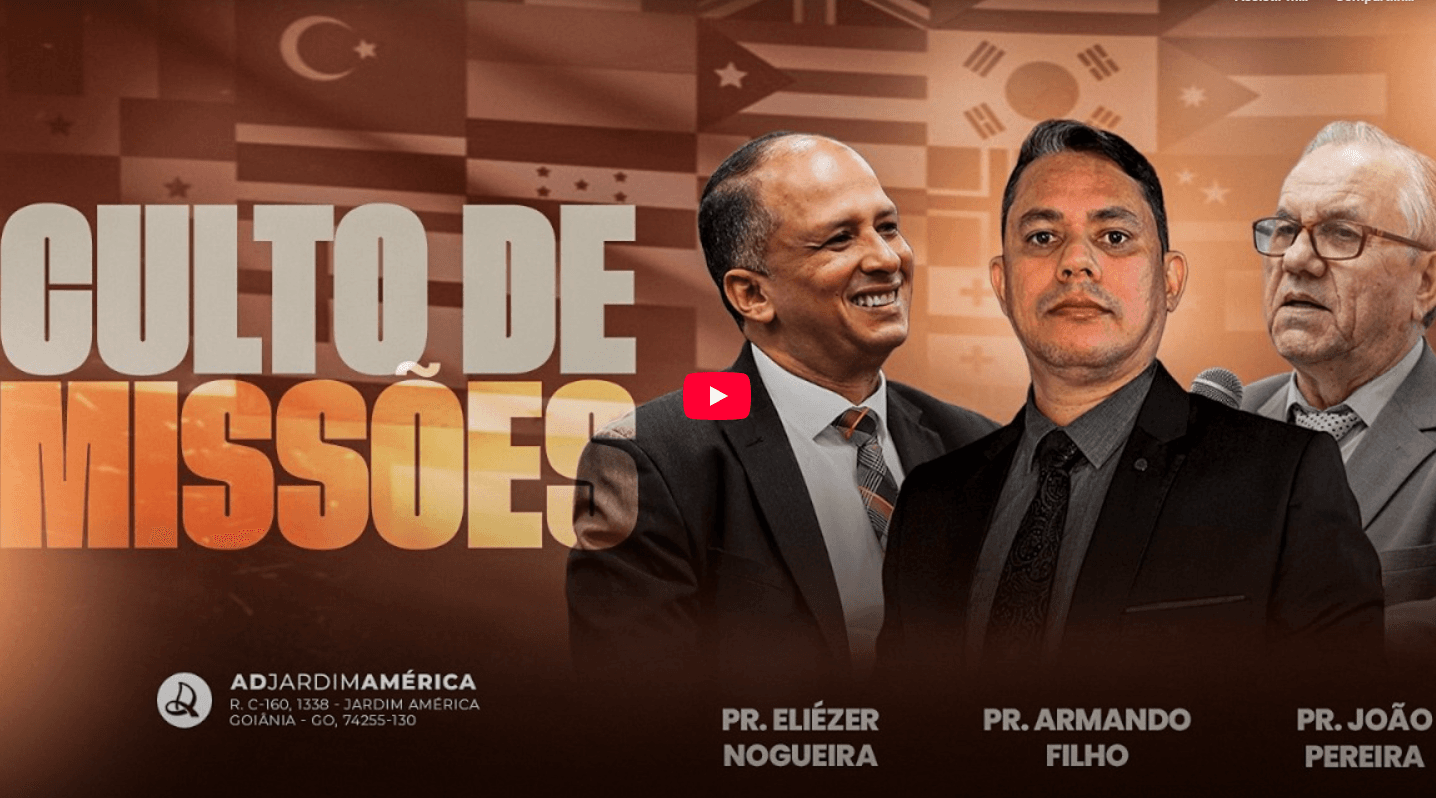 CULTO DE MISSÕES - 01/03/2026